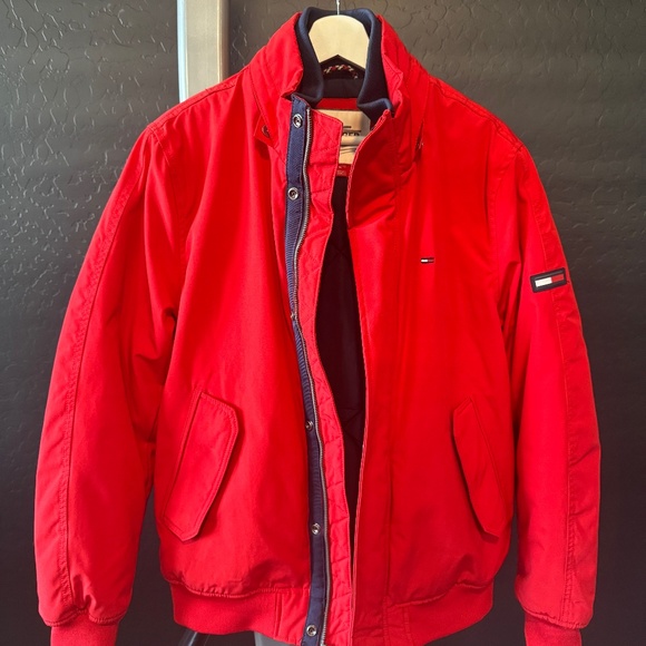 Tommy Hilfiger Men's Red Jacket - Picture 1 of 6